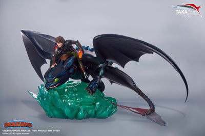Toothless & Hiccup 1/6 Scale Premium Statue