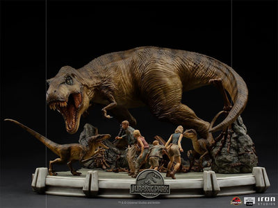Jurassic Park - The Final Scene Demi Art Scale 1/20