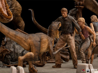 Jurassic Park - The Final Scene Demi Art Scale 1/20