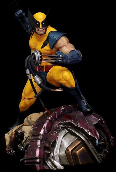 WOLVERINE ON SENTINEL HEAD 1/4 Scale Statue WITH COIN by XM Studios