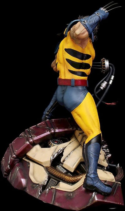 WOLVERINE ON SENTINEL HEAD 1/4 Scale Statue WITH COIN by XM Studios