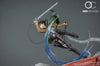 Levi Ackerman VS Female Titan Diorama Statue