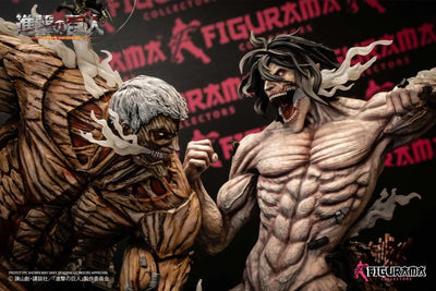 Attack On Titan: Eren Jaeger & Mikasa Vs. Armored Titan Elite Statue Exclusive