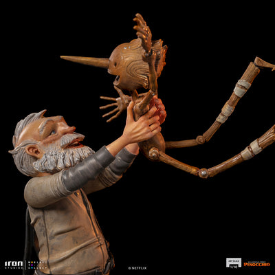 Gepeto and Pinocchio Art Scale 1/10