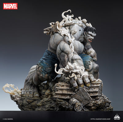Grey Hulk Comic Version 1/4 Scale Statue