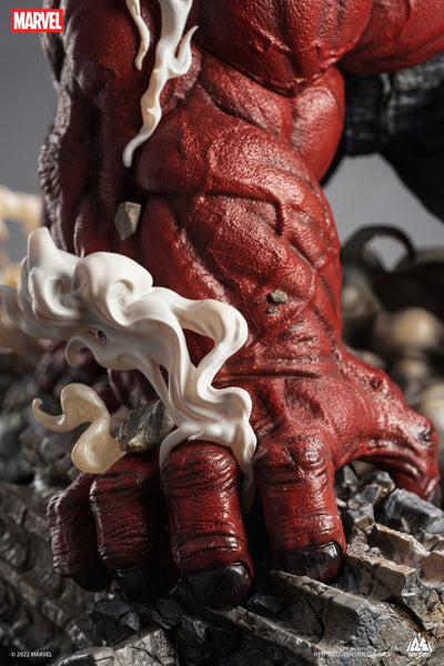 Red Hulk Comic Version 1/4 Scale Statue