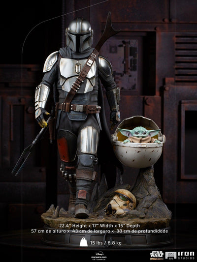 The Mandalorian & Child 1/4 Scale Statue