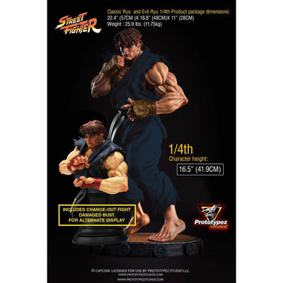 Street Fighter EVIL Ryu 1/4 Scale Statue by PrototypeZ Studios