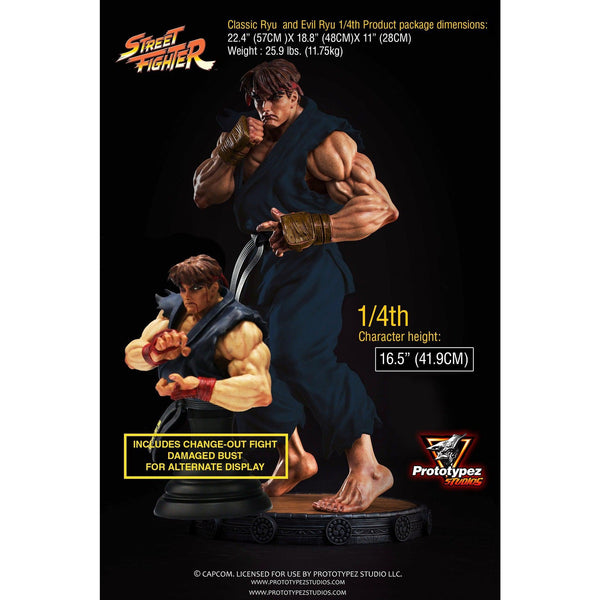 RYU-CHI● PCS Evil Ryu 1/4 Scale Street Fighter Statue , NTSideshow | eBay