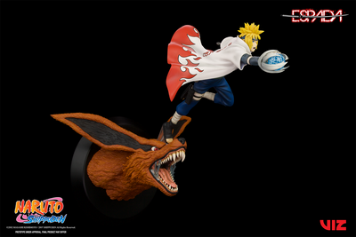 Naruto Shippuden - Minato vs. 9 Tailed Fox 1/8 Scale Wall Statue