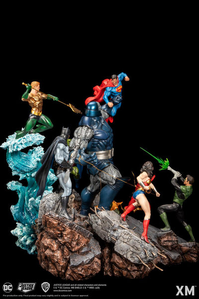 JLA Vs Darkseid Version A (Colour)