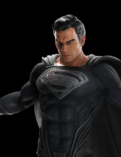 Justice League Superman - Black Suit Statue