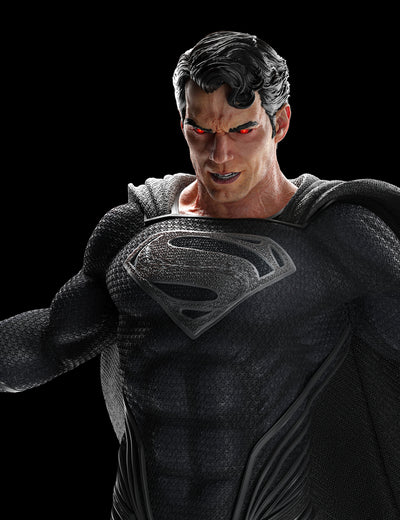 Justice League Superman - Black Suit Statue