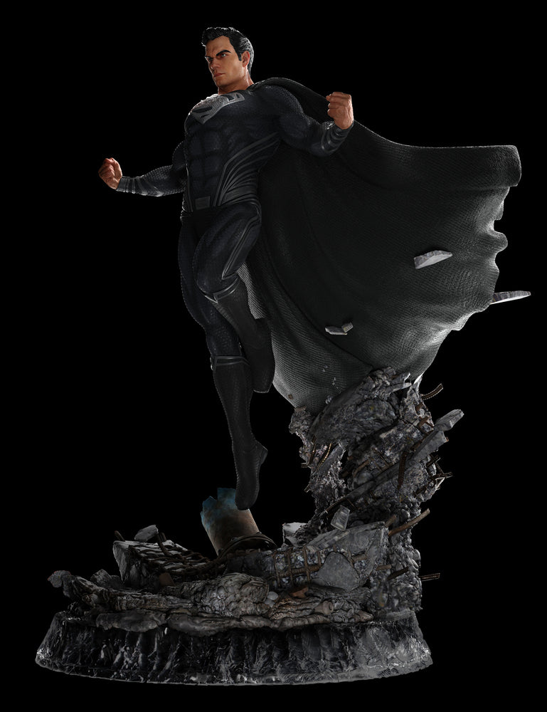 JUSTICE LEAGUE Statue Superman Black Suit Weta