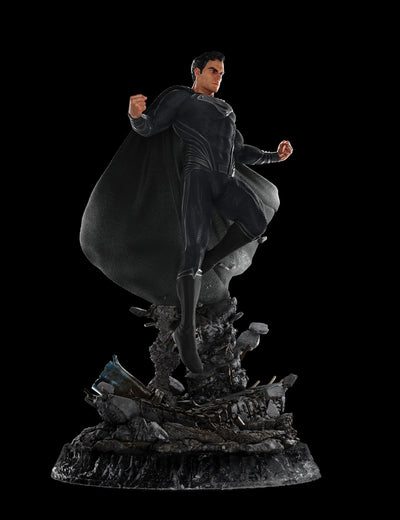 Justice League Superman - Black Suit Statue