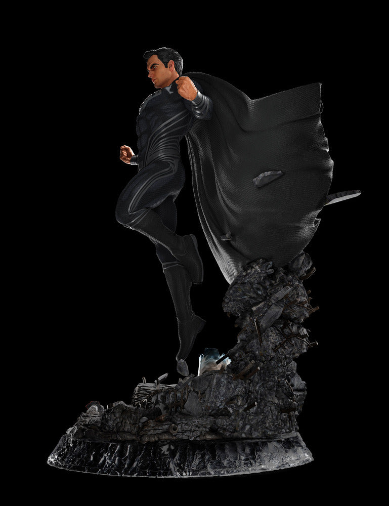 JUSTICE LEAGUE Statue Superman Black Suit Weta