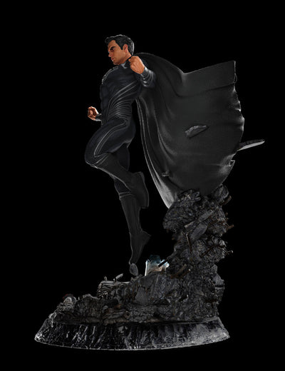Justice League Superman - Black Suit Statue