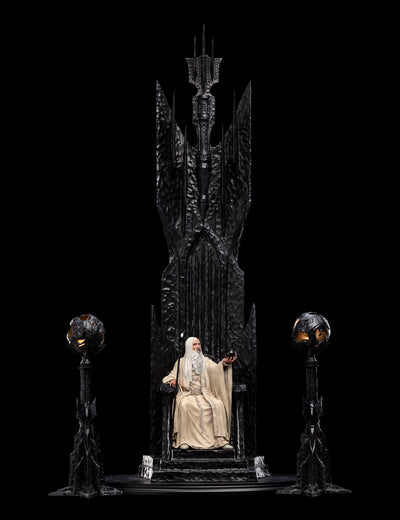 Saruman the White on Throne Statue