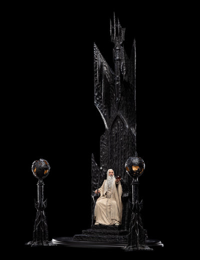 Saruman the White on Throne Statue