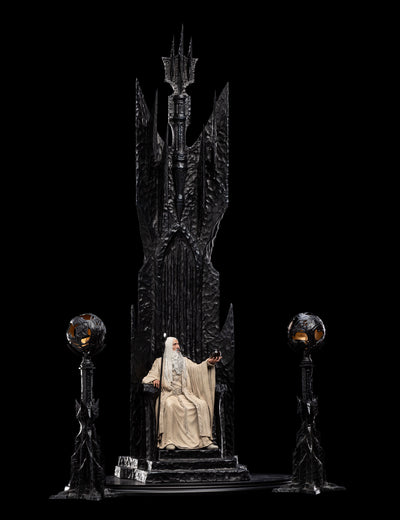 Saruman the White on Throne Statue