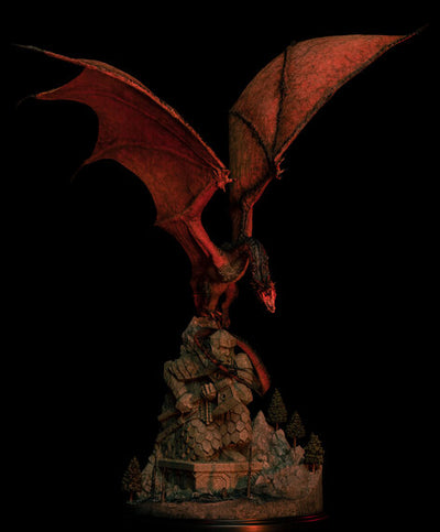 The Hobbit - Smaug the Fire-Drake Scale Statue
