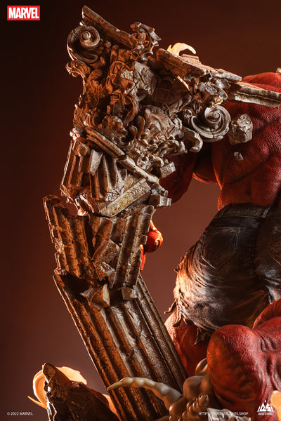 Red Hulk Comic Version 1/4 Scale Statue
