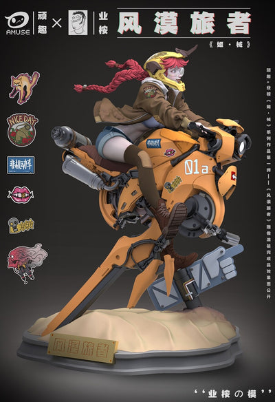 Windy Desert Traveler 1/7 Scale Statue
