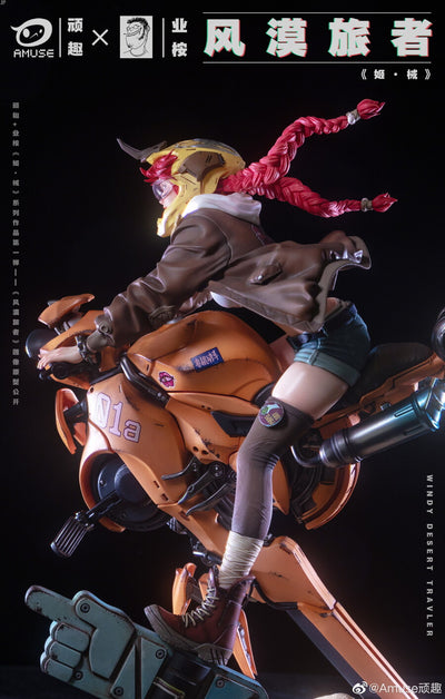 Windy Desert Traveler 1/7 Scale Statue