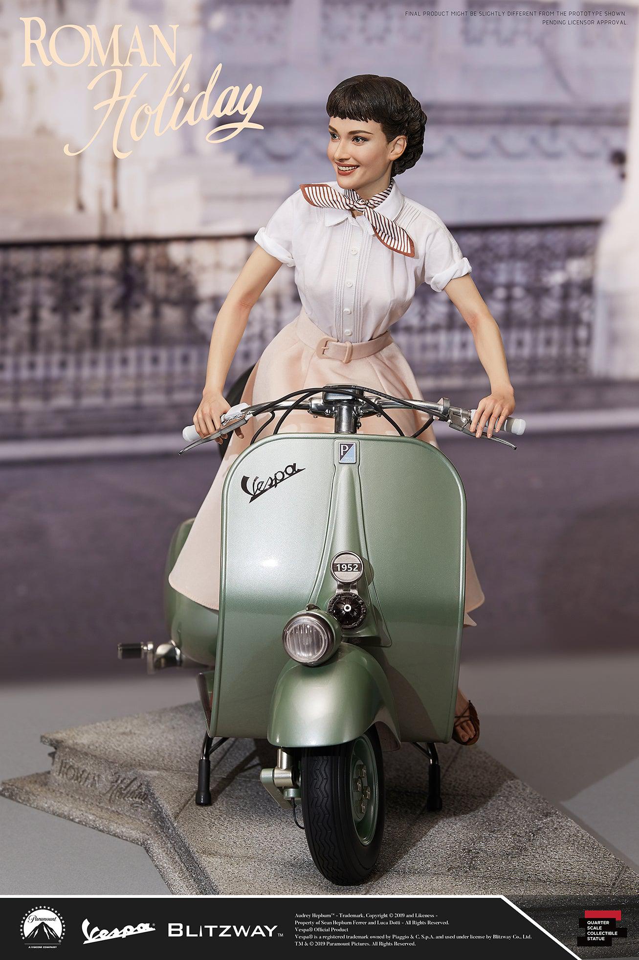Princess Ann & Vespa 125 "Roman Holiday" Statue