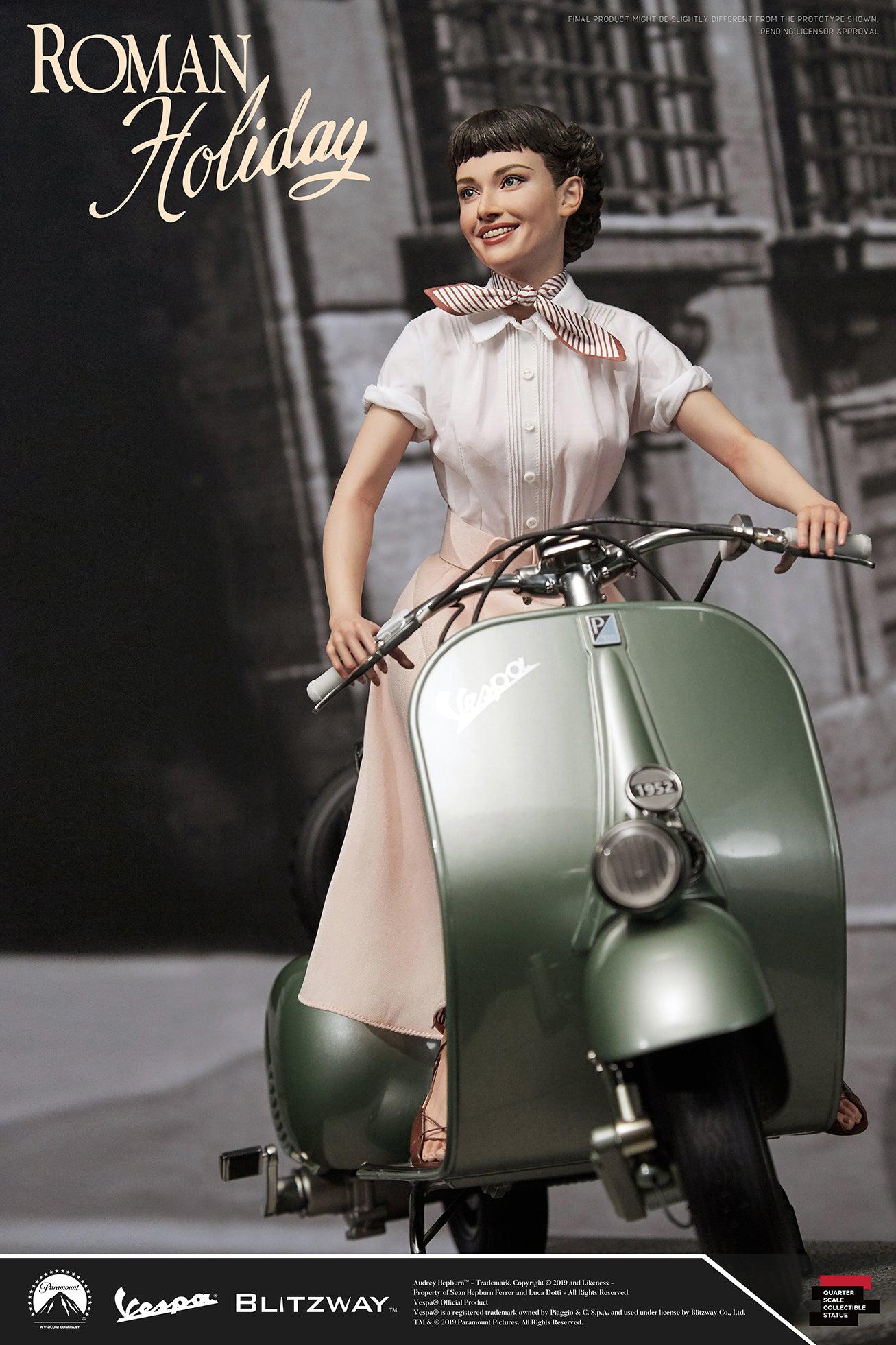 Princess Ann & Vespa 125 "Roman Holiday" Statue