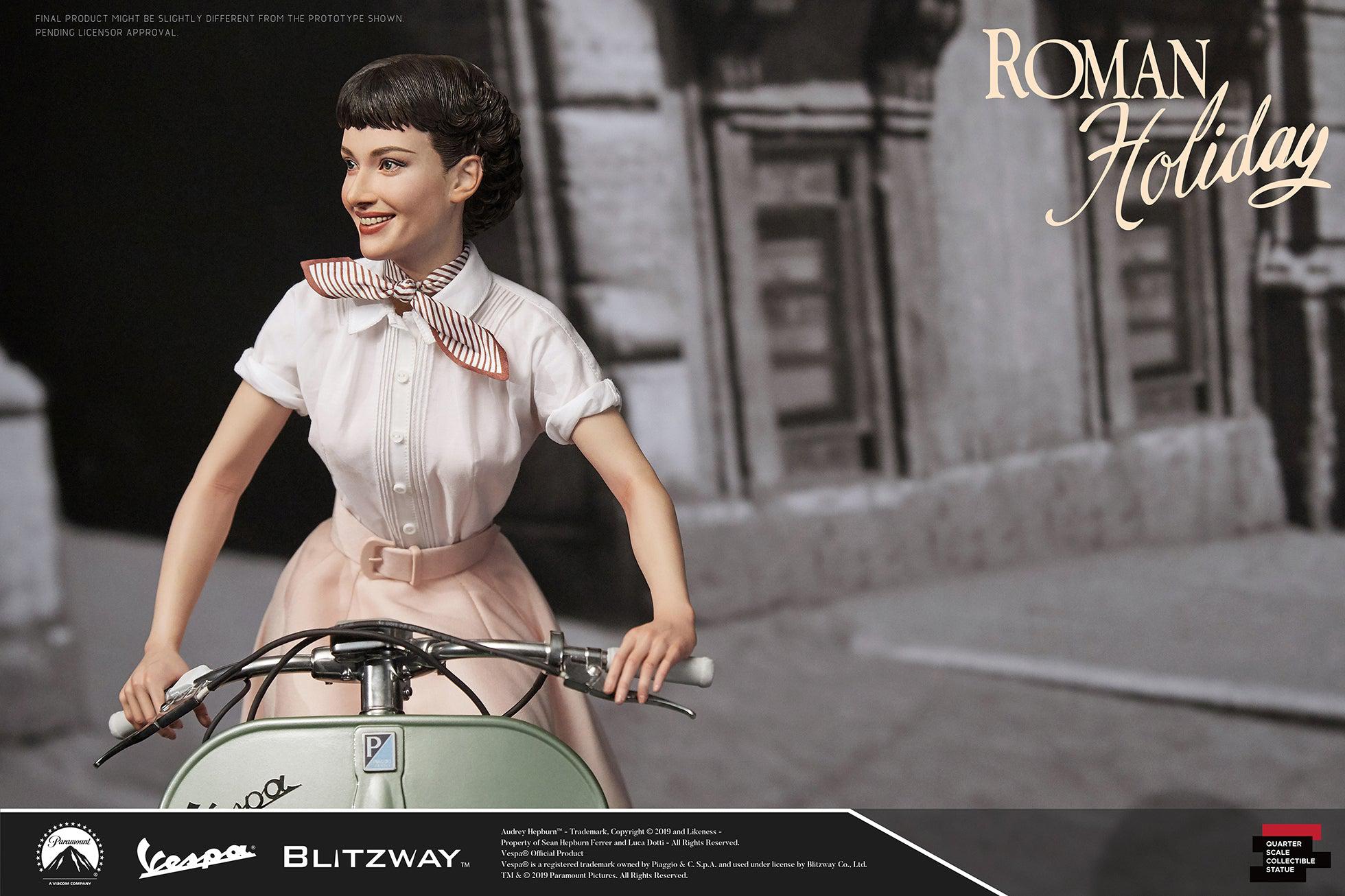Princess Ann & Vespa 125 "Roman Holiday" Statue