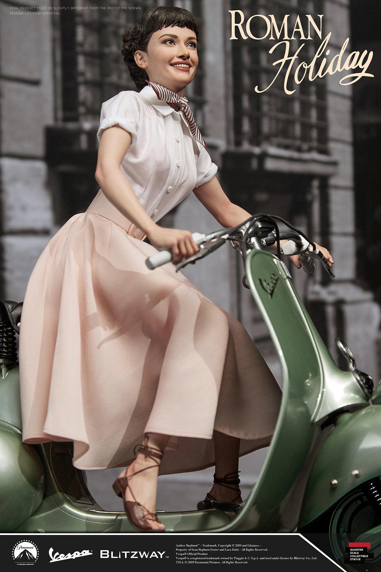 Princess Ann & Vespa 125 "Roman Holiday" Statue