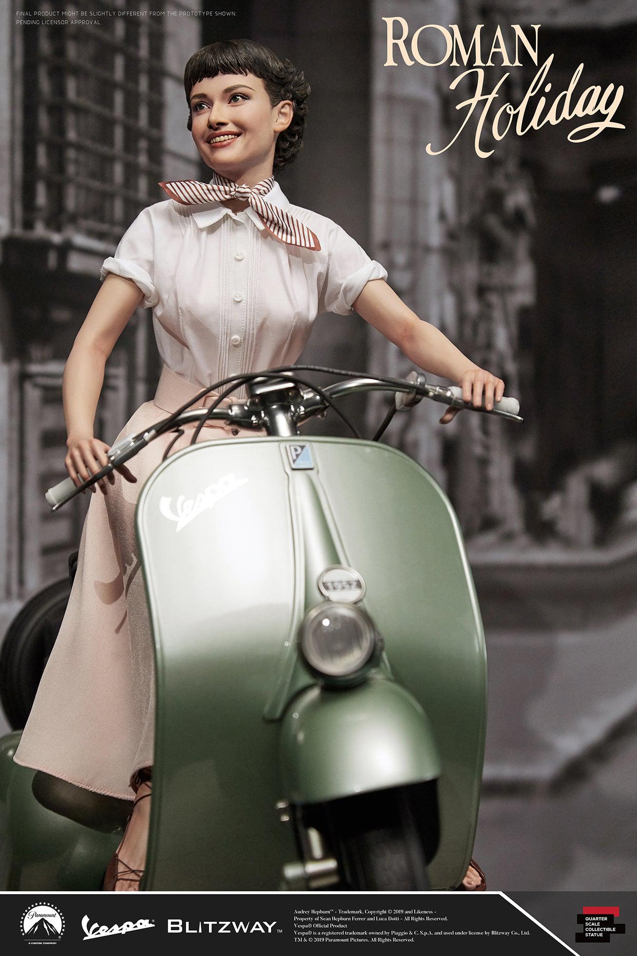 Princess Ann & Vespa 125 "Roman Holiday" Statue