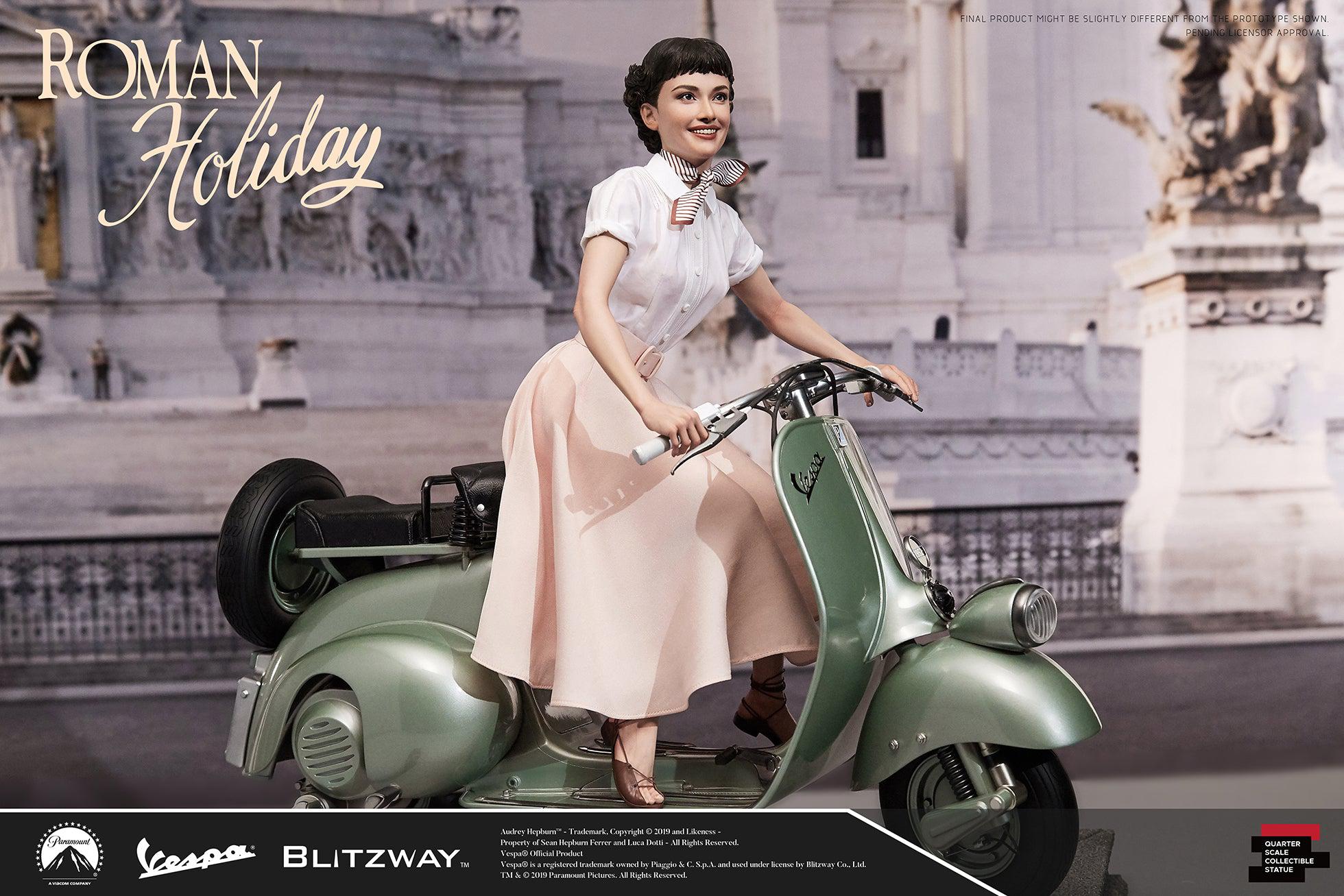 Princess Ann & Vespa 125 "Roman Holiday" Statue