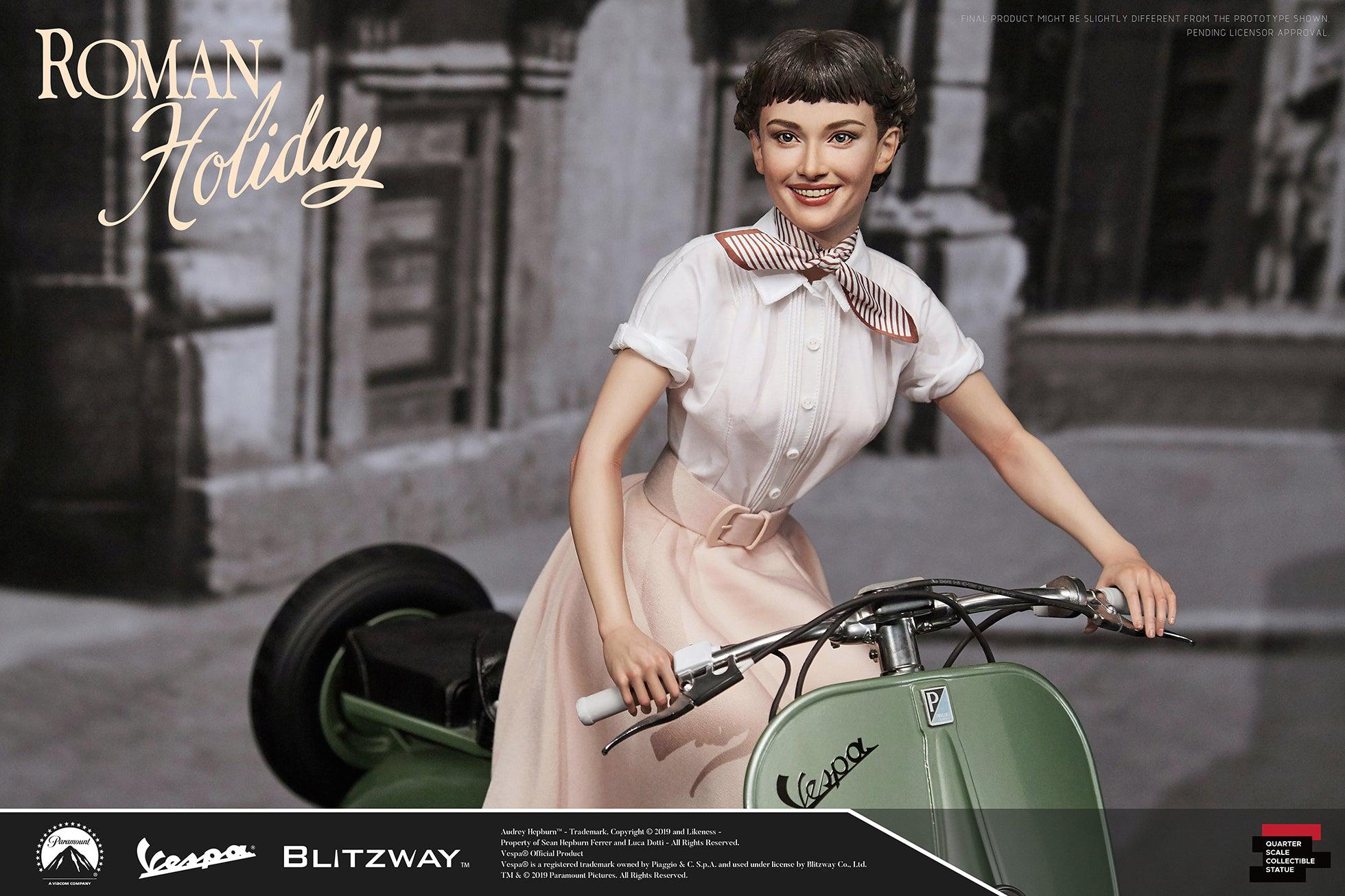 Princess Ann & Vespa 125 "Roman Holiday" Statue