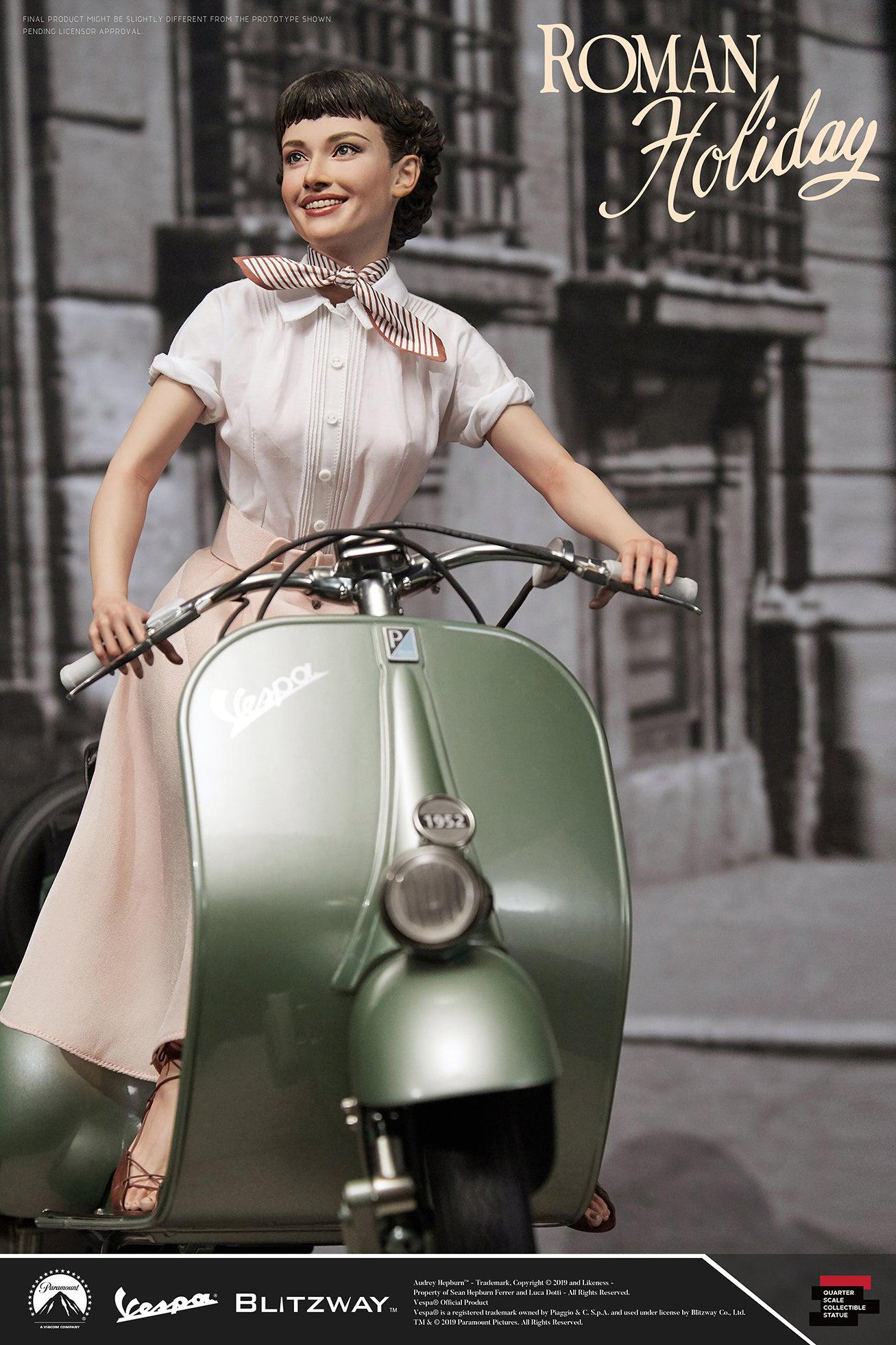 Princess Ann & Vespa 125 "Roman Holiday" Statue