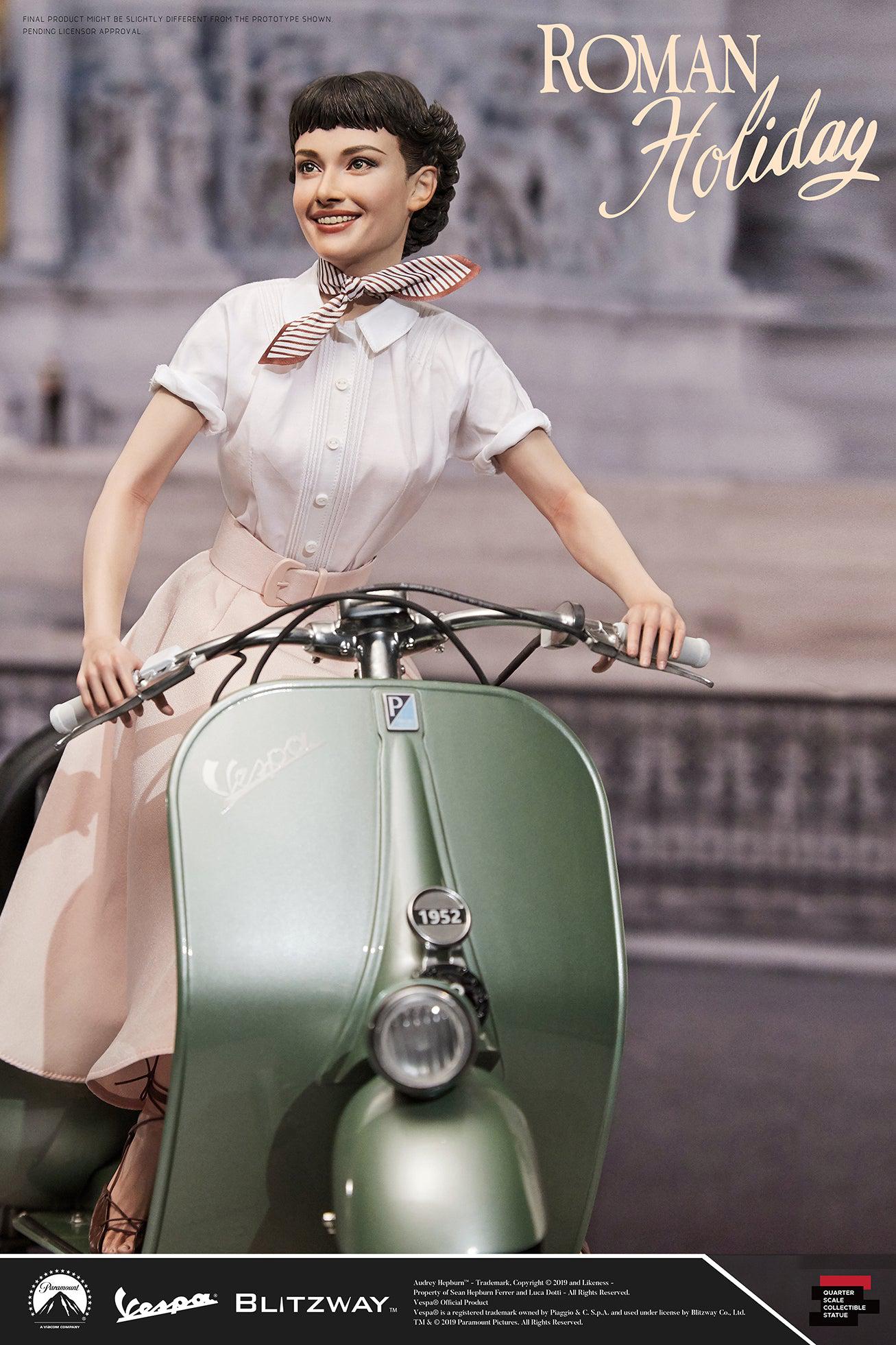 Princess Ann & Vespa 125 "Roman Holiday" Statue