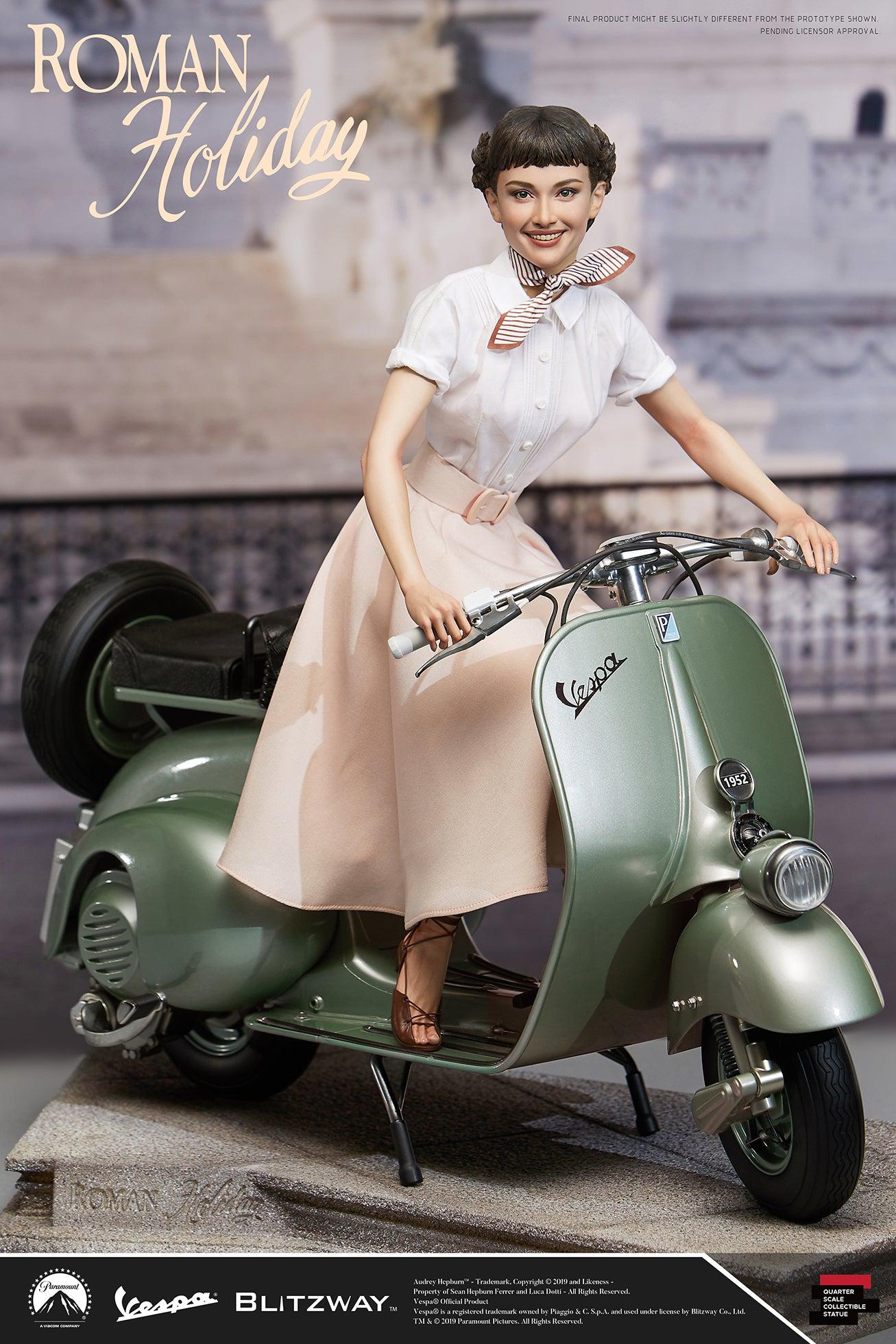 Princess Ann & Vespa 125 "Roman Holiday" Statue
