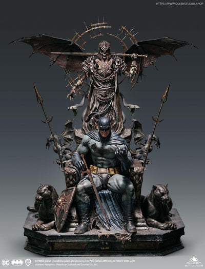 Batman on Throne PREMIUM 1/4 Scale Statue