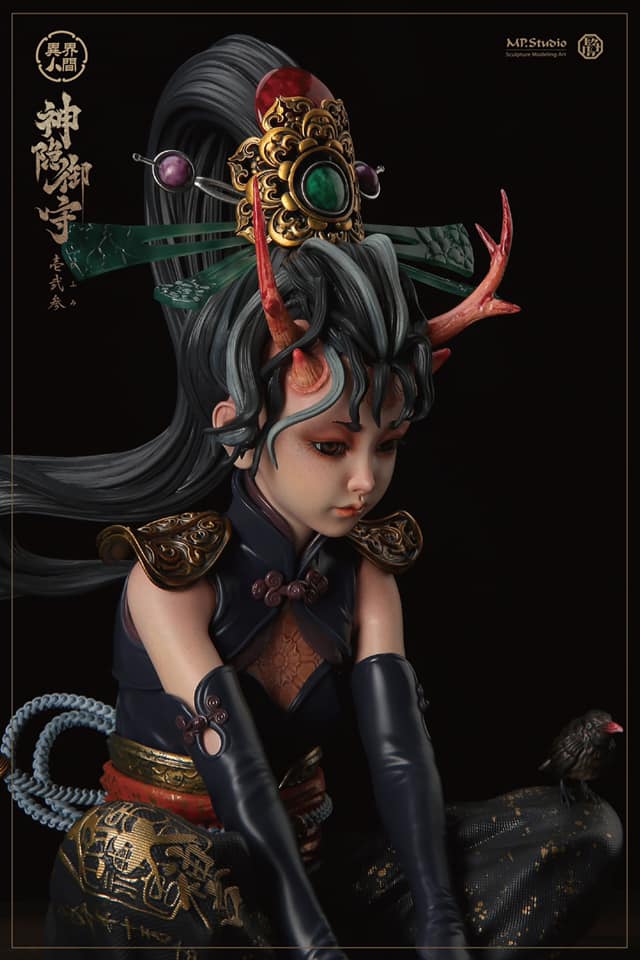 Mountain God Guards (WHITE) 1/3 Scale Statue