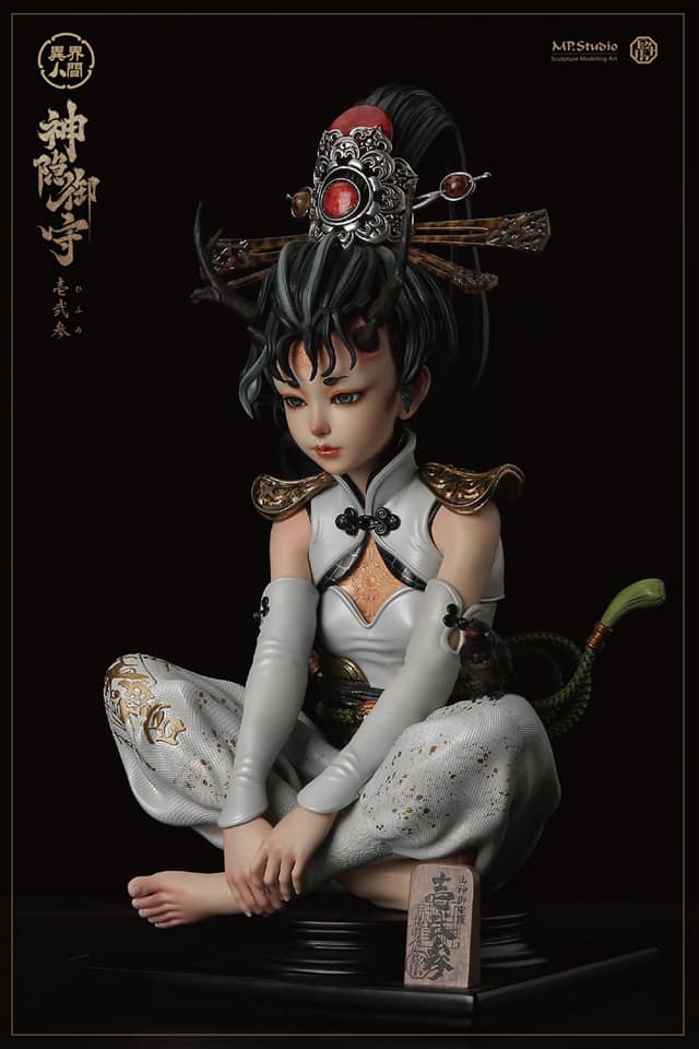 Mountain God Guards (WHITE) 1/3 Scale Statue