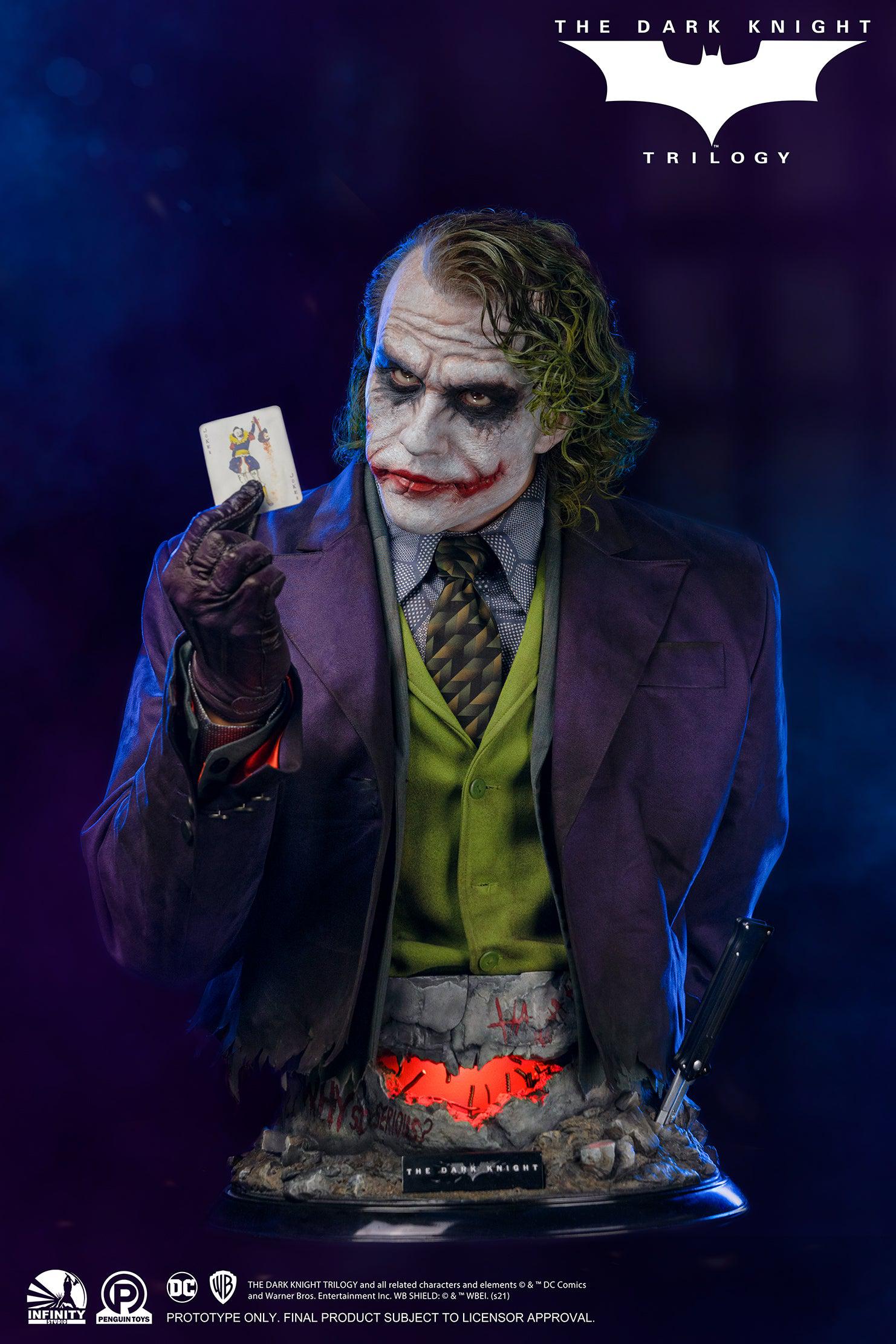 Bust Statue The Joker Dark Knight Life Size Bust