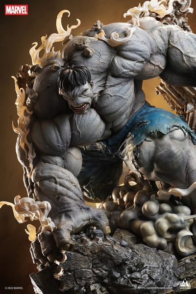 Grey Hulk Comic Version 1/4 Scale Statue