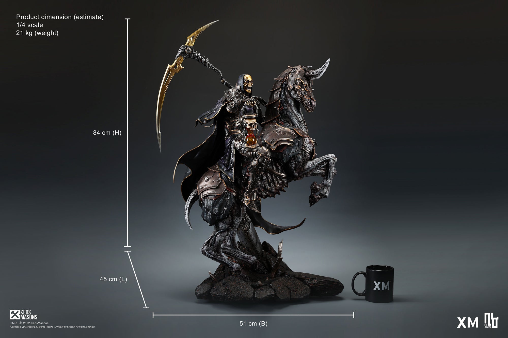 Four Horsemen - Death 1/4 Scale Statue