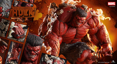 Red Hulk Comic Version 1/4 Scale Statue