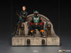 The Mandalorian - Boba Fett and Fennec Shand on Throne Deluxe Art Scale 1/10