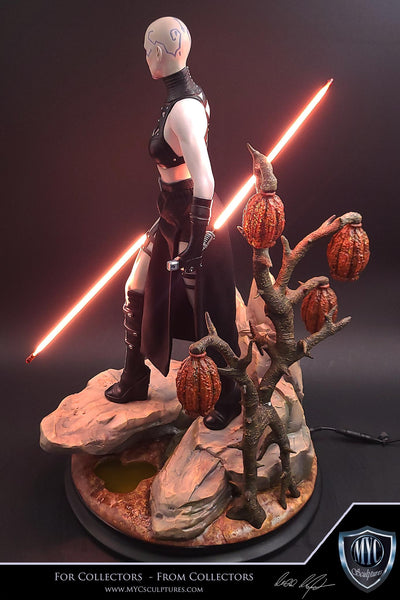 Asajj Ventress 1/4 Scale Custom Statue