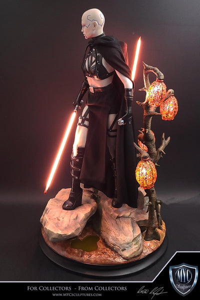 Asajj Ventress 1/4 Scale Custom Statue