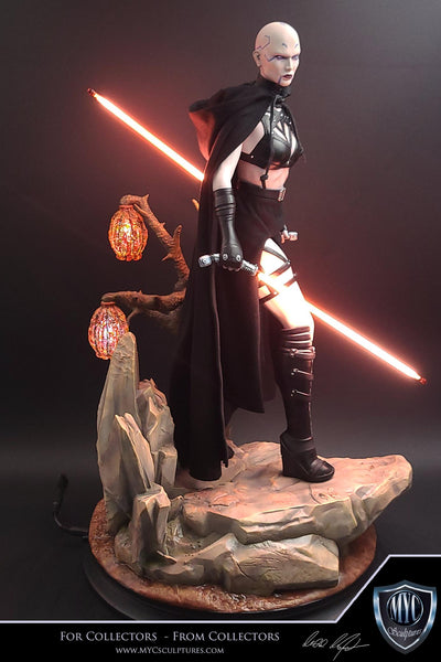 Asajj Ventress 1/4 Scale Custom Statue