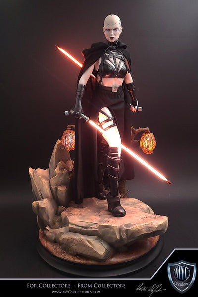 Asajj Ventress 1/4 Scale Custom Statue
